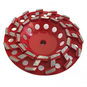 4" Concrete Grinding Cup Wheels 16 Diamond Abrasive Seg 5/8"-11 Arbor 